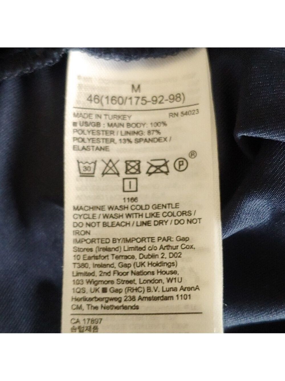 Banana Republic Women's Navy Pleaded Dress -Medium - Picture 13 of 13